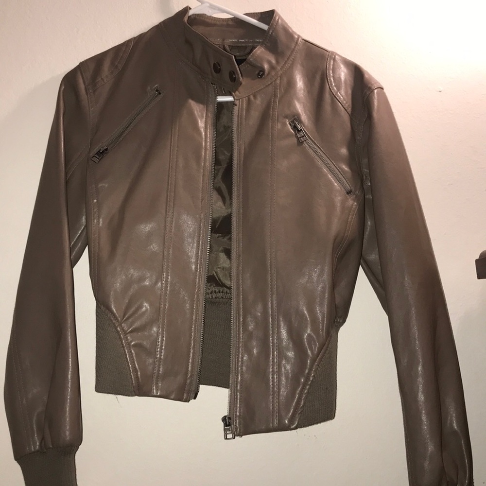 Leather jacket